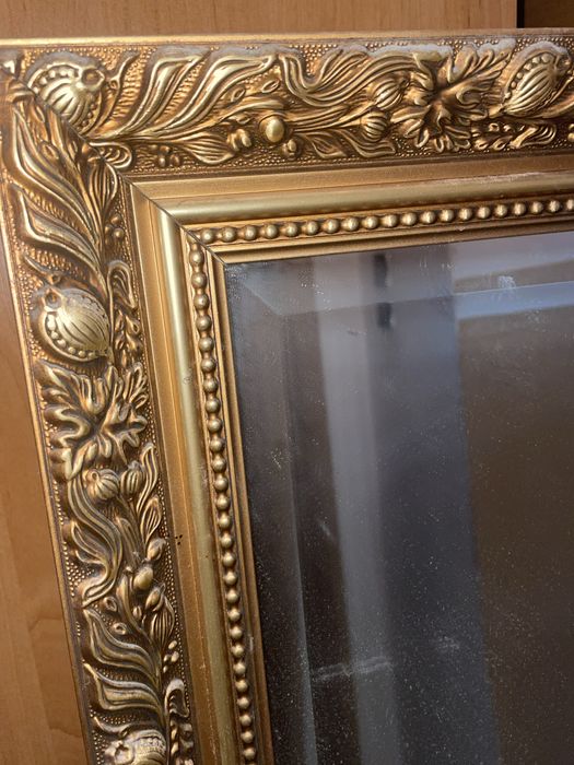Lustro 150x70 zlota rama glamour barokowe antyk retro vintage