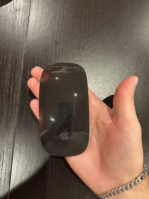 Apple Magic Mouse preto – como novo, caixa completa