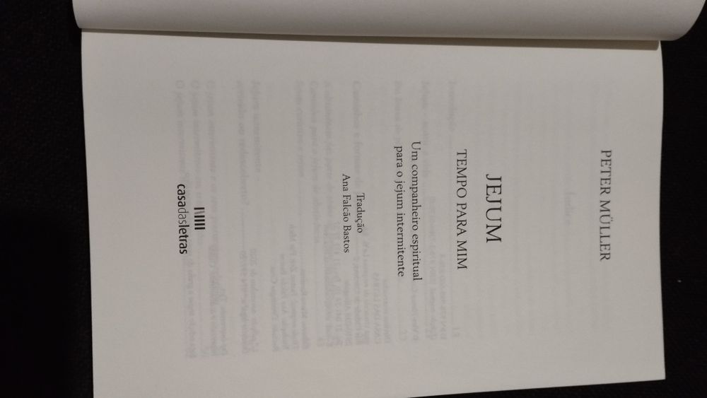 Livro Jejum Tempo para mim