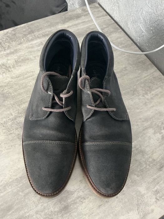 Фирменные мужские ботинки Clarks, р. 43