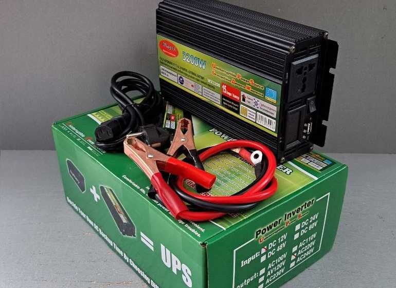 Авто инвертор бесперебойного питания 12-220 |Преобразователь| ИБП |БДЖ