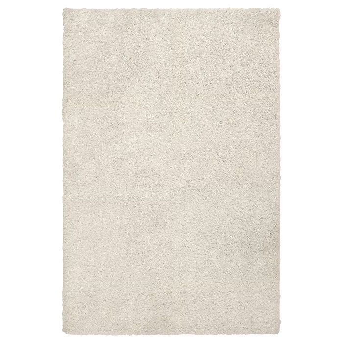 Tapete /Carpete pelo curto, branco-bege, 133x195 cm