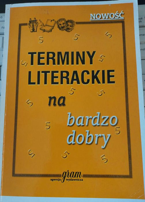 Terminy literackie na bardzo dobry
