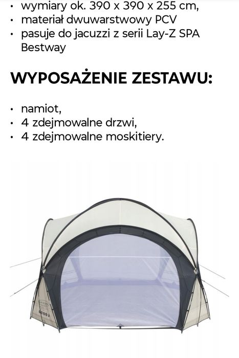 Namiot ogrodowy Bestway