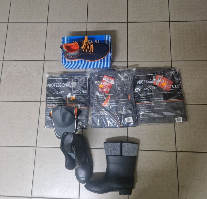 Ubranie bhp 180cm półbuty dakota s1 gumofilce 42