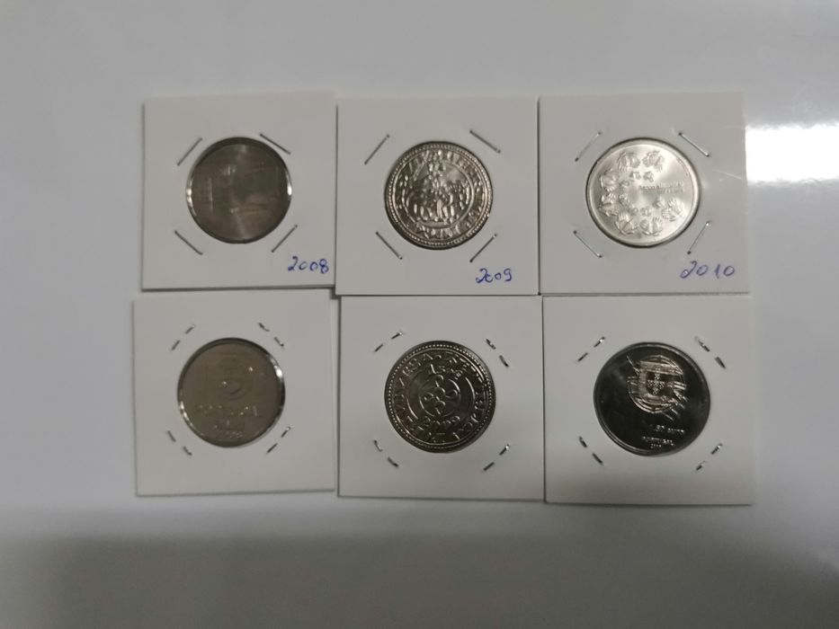 Moedas UNC de coleção de 1,5€ de Portugal