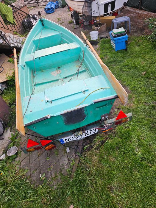 Łódź Wędkarska + PRZYCZEPKA!!!