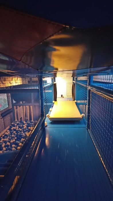 Konstrukcja sali zabaw, małpi gaj 4,6x6m