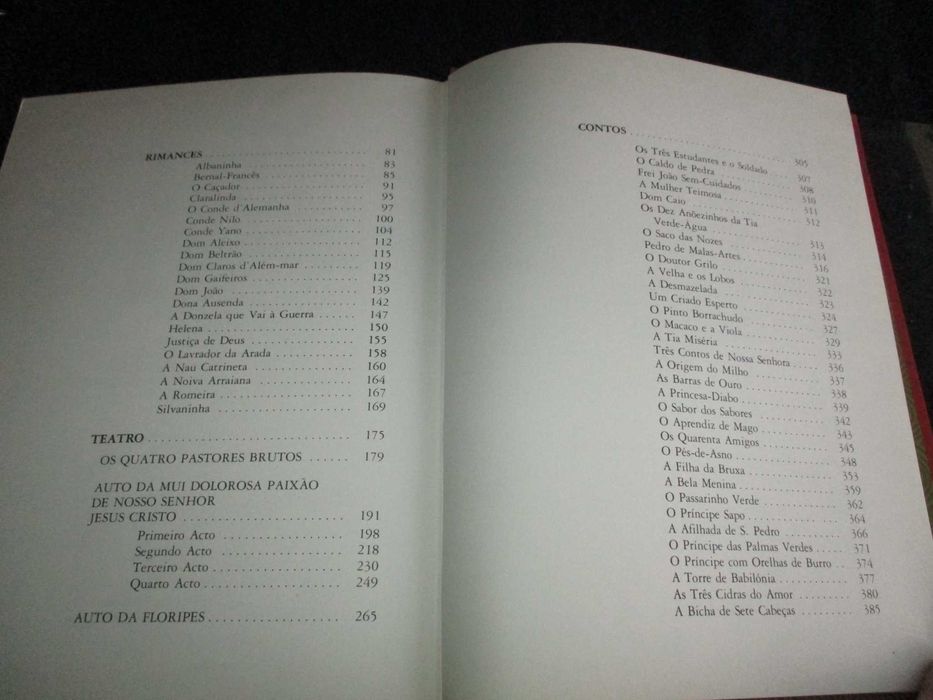Livro Tesouros da Literatura Popular Portuguesa Verbo