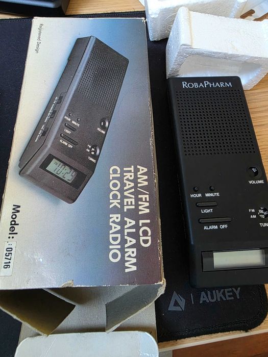 AM/FM Radio Portal with Battery-Powered Alarm – NEW