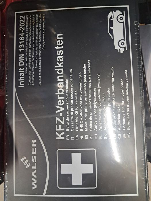 Apteczka samochodowa DIN 13164-2022