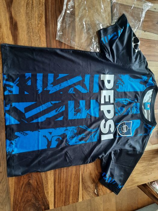 Pepsi T-shirt do biegania, Nowe, sportowy, rozmiar S niebieski, czarny