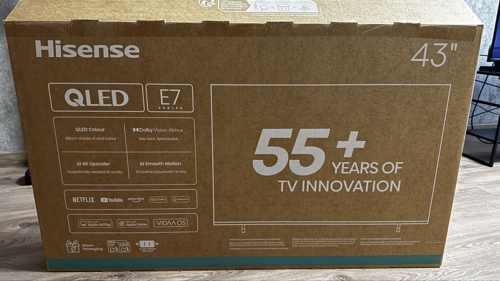 Телевізор Hisense 43e7q
