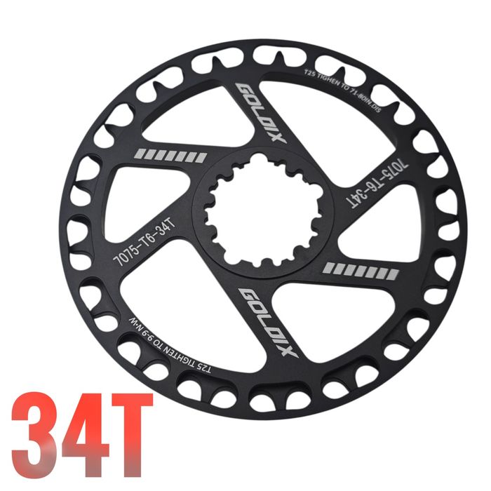 GOLDIX 34T GXP zębatka rockring sram gxp korba korby napęd gravel 34