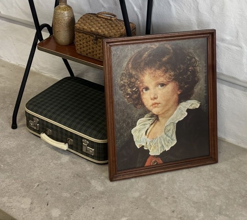 reprodução vintage de Petit Garçon au gilet rouge