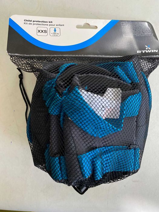 Kit proteção criança tamanho XXS - Até 25 kg. Novo