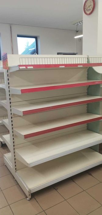 regał  sklep spożywczy regał typu gondola magazyn garaż wyprzedaż póka