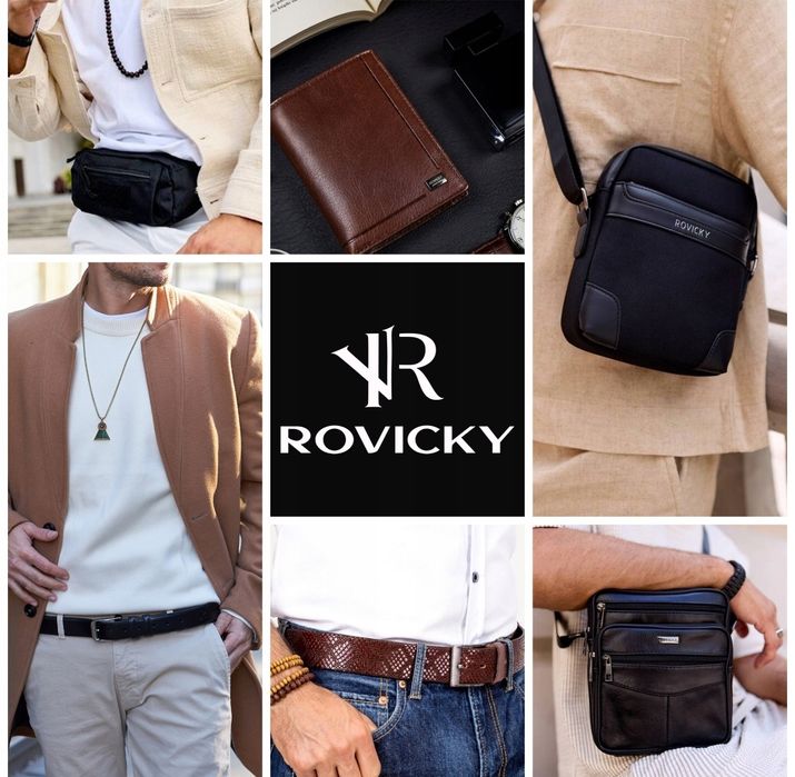 Saszetka nerka ze skóry naturalnej na biodra crossbody skórzana nowa