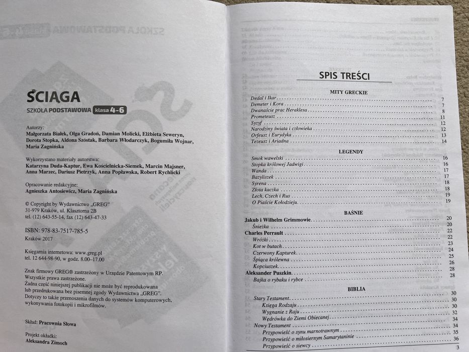 Ściąga klasa 4-6