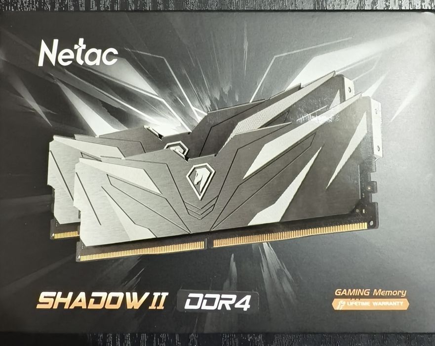 Оперативна пам'ять DDR4 2x16 32GB 3200MHz Netac Shadow Black