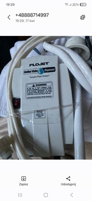 Pompa elektryczna do wody FLOJET 12VDC 100/230V