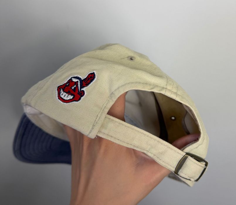 Rare Czapka Cleveland Indians MLB Vintage 90’s Regulowana 6