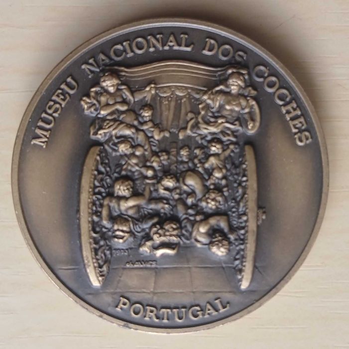 Medalha Bronze Museu Nacional dos Coches Portugal