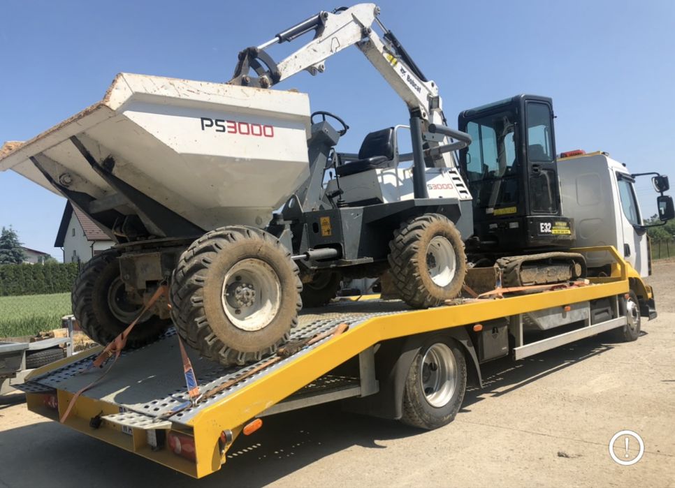 Wypozyczalnia koparki, wozdiło, walec, zageszczarka