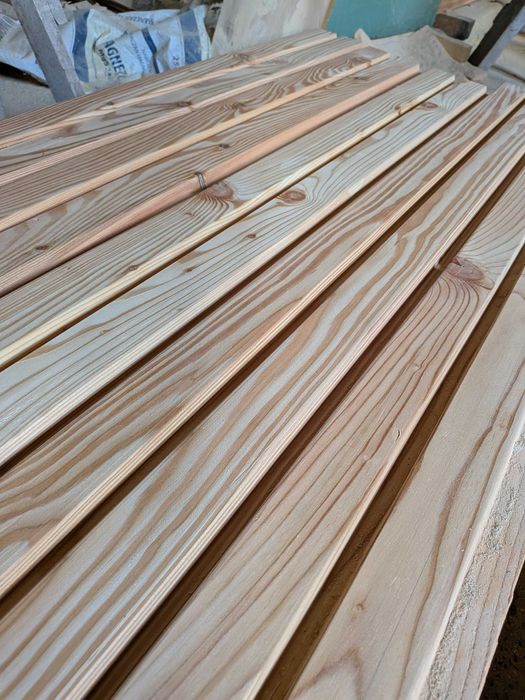 Deska elewacyjna DUO ROMB - Modrzew,  28mm x 135mm