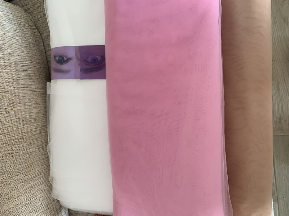 Tule 4 cores rosa, caramel, leite, bege