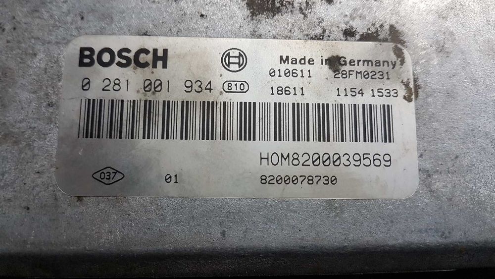 CENTRALINA DO MOTOR UCE RENAULT LAGUNA II (BG0) 1.9 DCI DIESEL