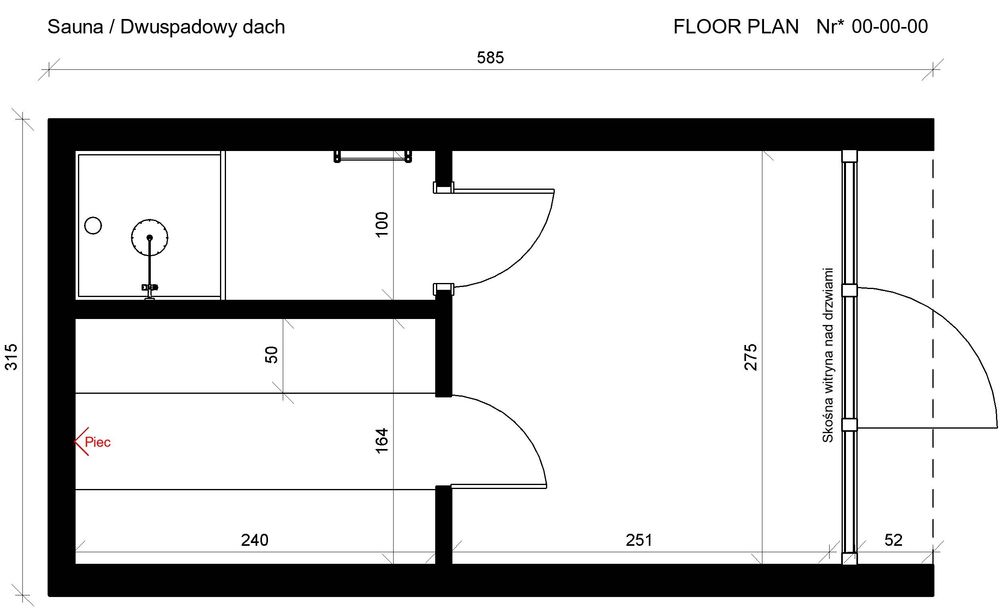 SAUNA ogrodowa z natryskiem- Nowoczesny DESIGN | CAŁOROCZNA