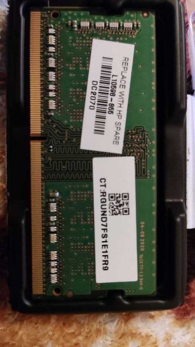 Оперативная память 2x4 гб DDR4 Samsung 2666