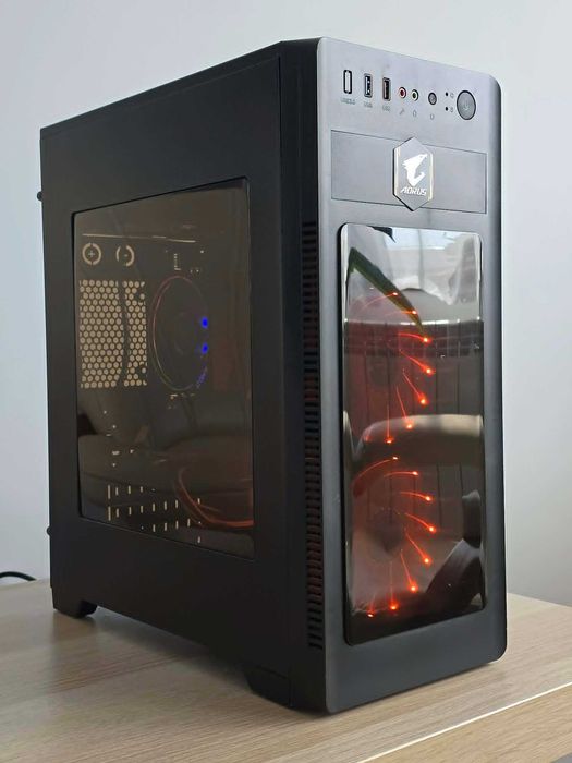 Komputer gamingowy (AMD Ryzen 7 2700X, GTX 1660 Super, RAM 16GB, SSD)