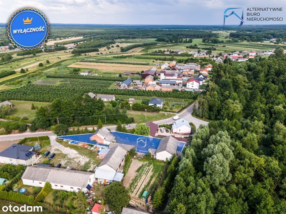 Siedlisko z potencjałem 1376 m² | Niedźwiada Duża - Widok 5