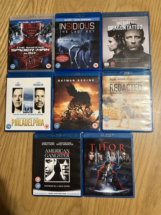 Фільми на Blu-ray дисках в ідеальному стані