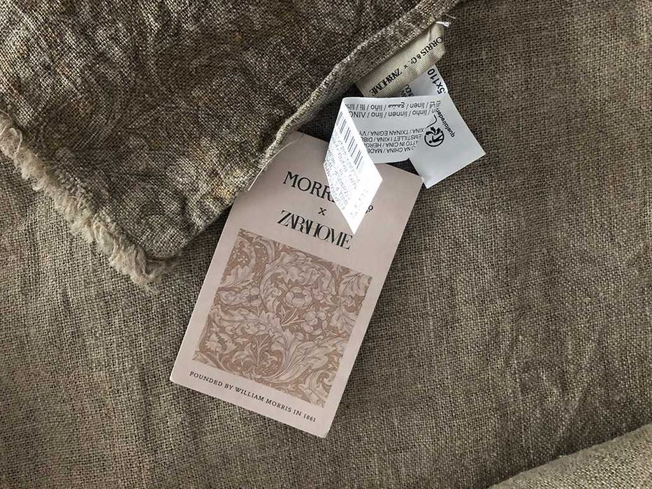 Narzuta 100 % lniana Morris & Co. - rozmiar 270x280cm