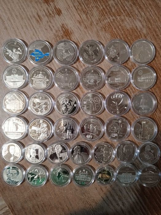 монеты Украины,,,