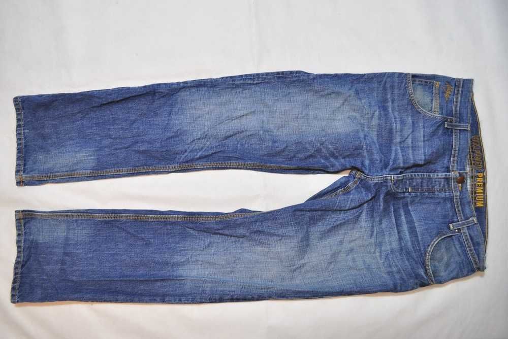 HILFIGER PREMIUM L 90cm 3232 męskie spodnie jeansowe bootcut s6v Tommy