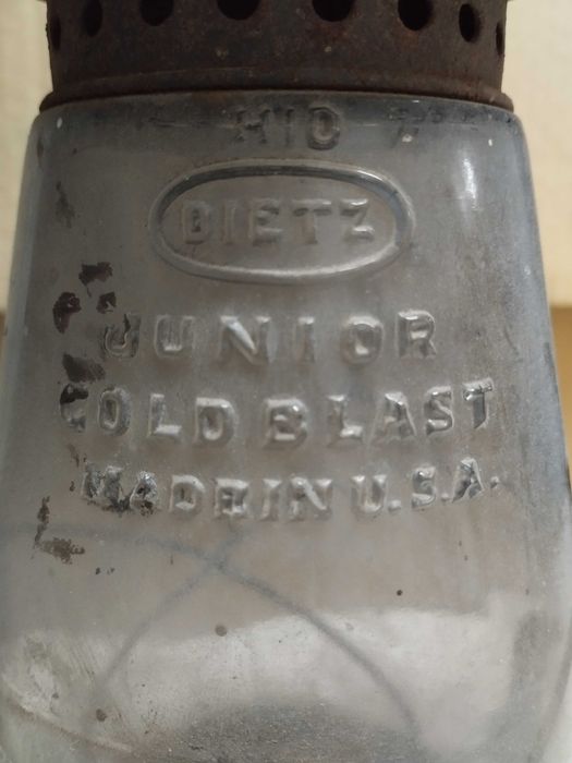 Lanterna de latão Dietz Junior Cold Blast USA