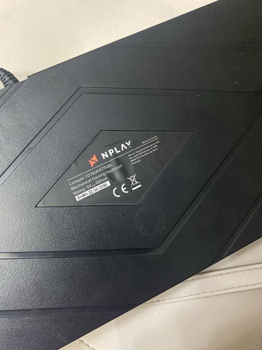 Teclado Nplay Conquer 1.0 Preto