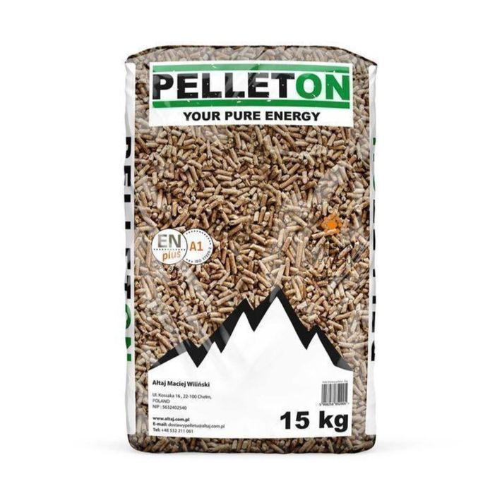 PelletON ENplus A1 6mm pelet Sosnowy iglasty certyfikat