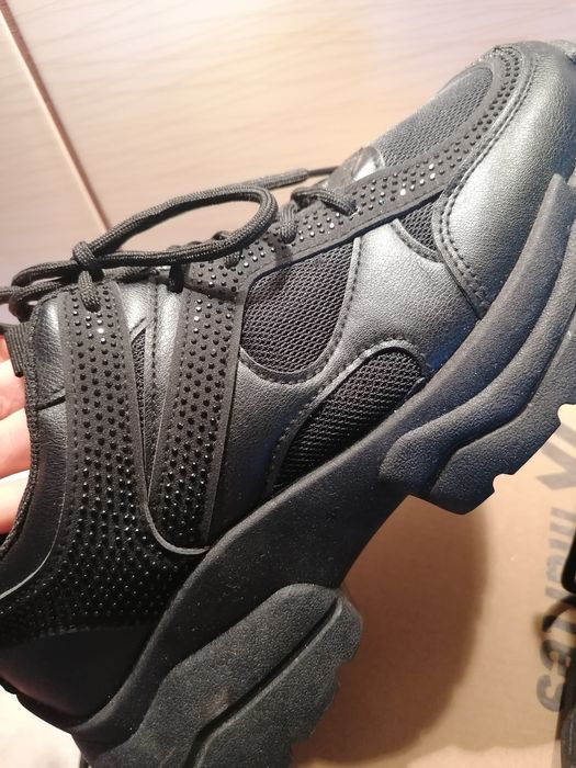 Nowe damskie sneakersy czarne super buty