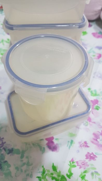 5 caixas retangulares 240ml