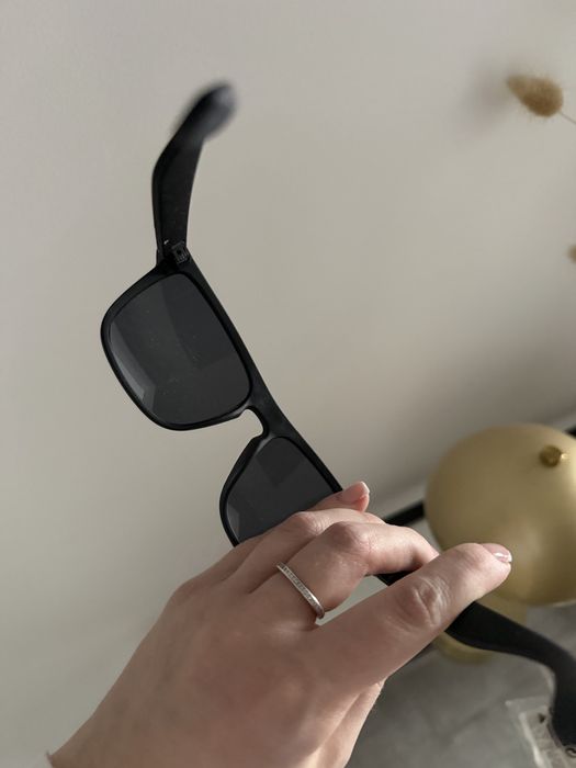 Nowe czarne okulary unisex