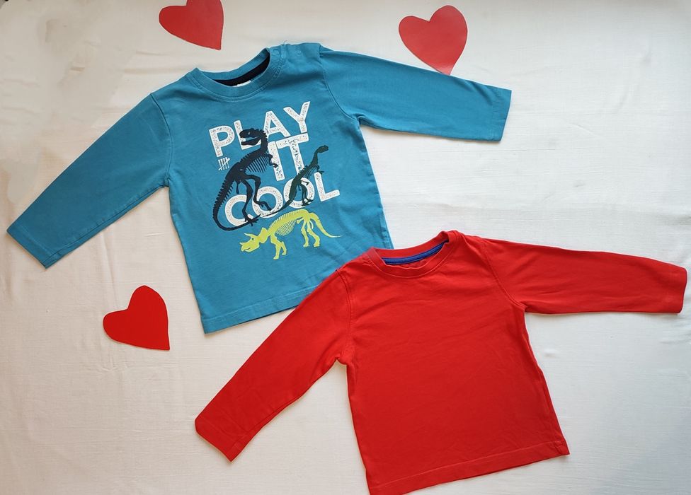 Набор фирменных регланов, лонгсливы для мальчика 1-2 года , 80-86