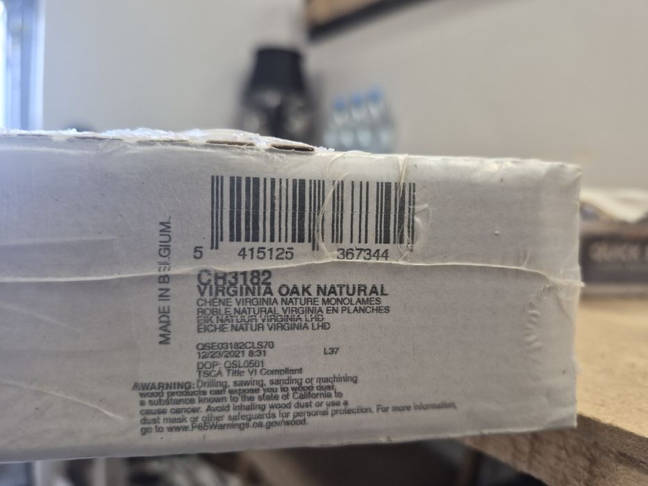 Panele Quick-Step Creo Dąb Naturalny Virginia CR3182 /4 paczki  ok. 6 m² / Nowe