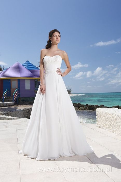 Suknia ślubna sincerity bridal 3781 tren 165+5 cm