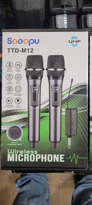 Радио микрофон с аккумулятором с Jack передатчиком.