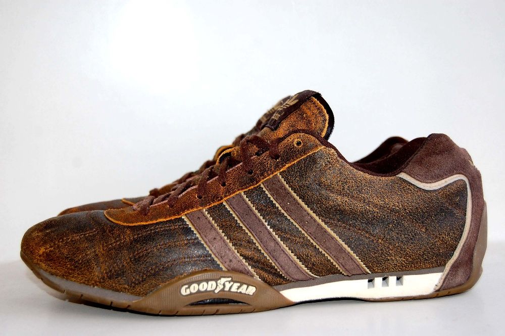 Adidas goodyear adi racer low blanc deals